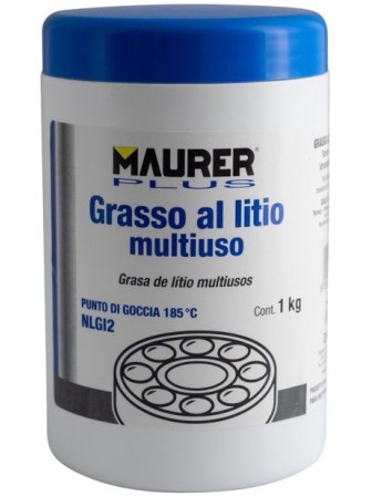 GRASSO AL LITIO MULTIUSO MAURER PLUS KG 1
